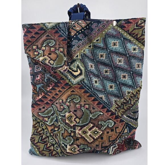 Carson Rogers Carogi Multi Color Tapestry Convertable Multi Backpack Sling Bag - Picture 1 of 11